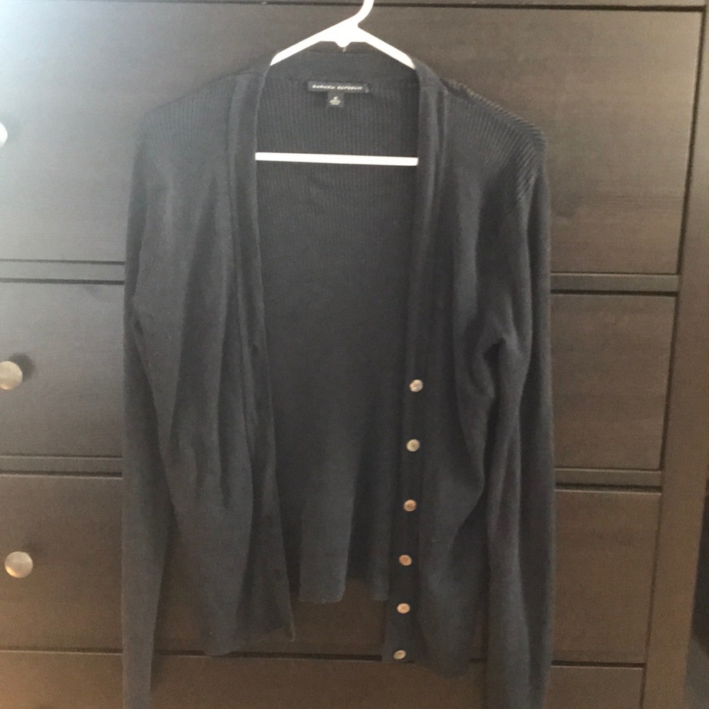 Navy blue J. Crew cardigan